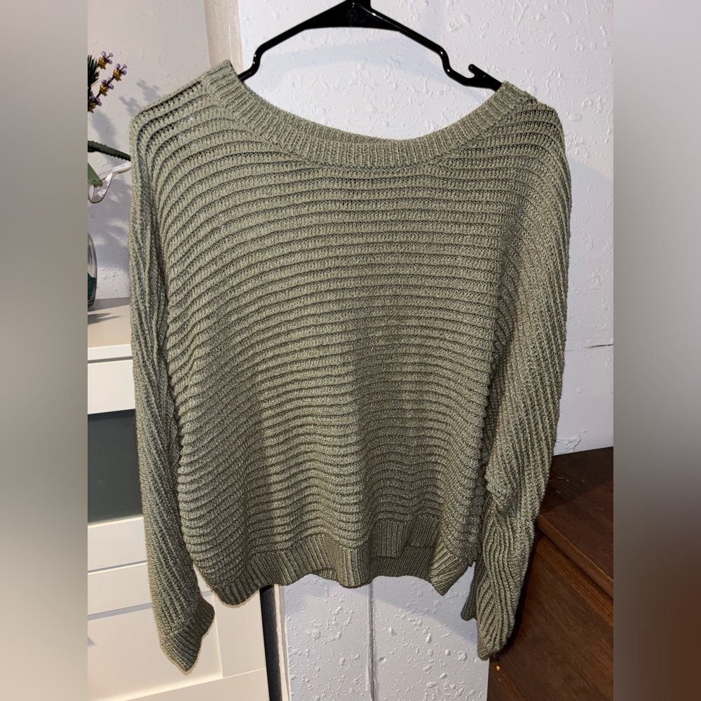 Moon & Madison Sweater Womens Small Green